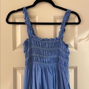 Elegant Blue Maxi Dress